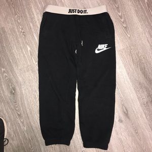 Black Nike Jogger Sweatpants